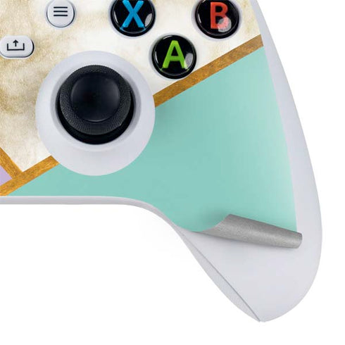 Angled Marble Xbox Series S Controller Skin